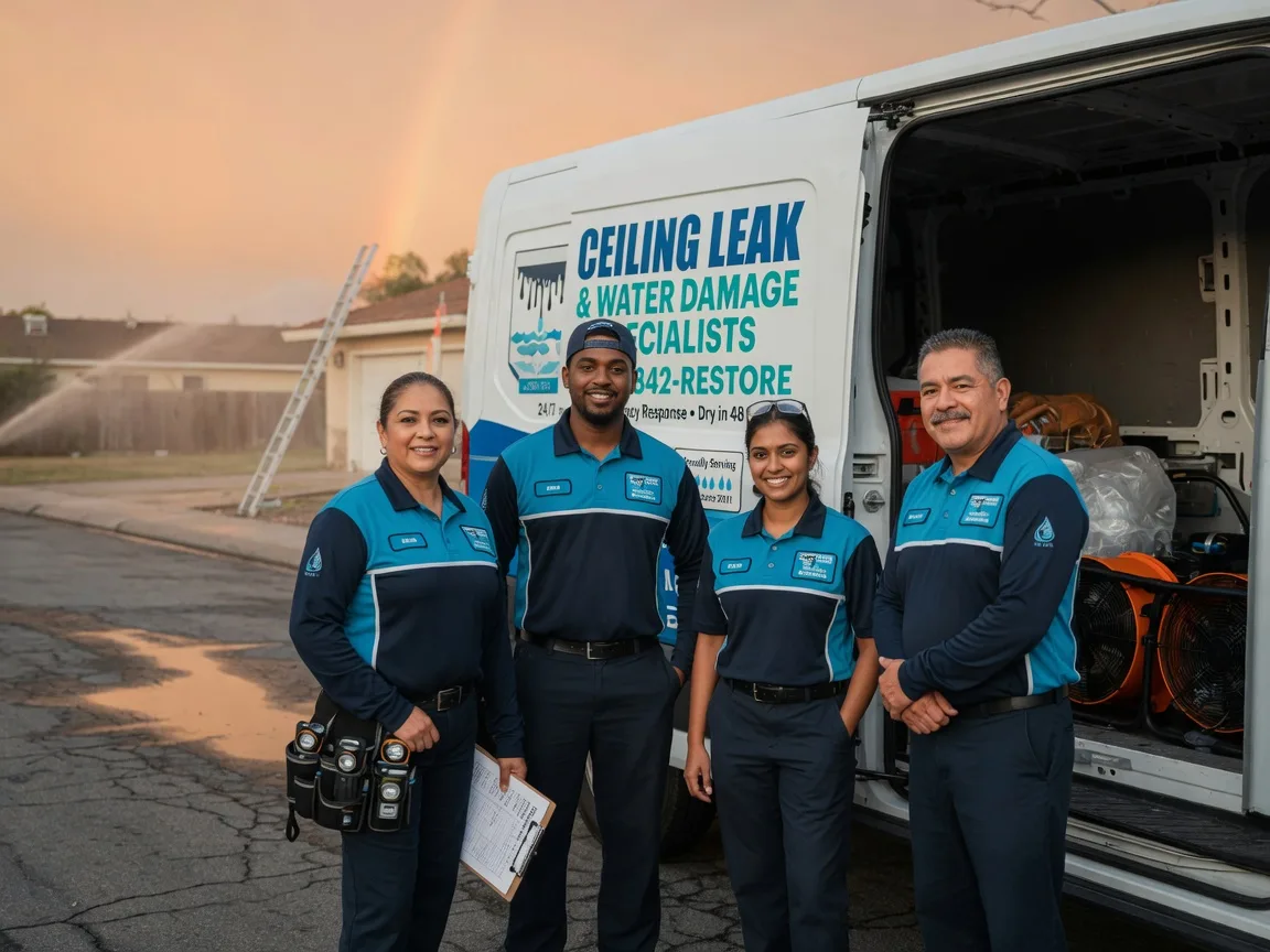 Ceiling Leak Cleanup company in New Madison, OH