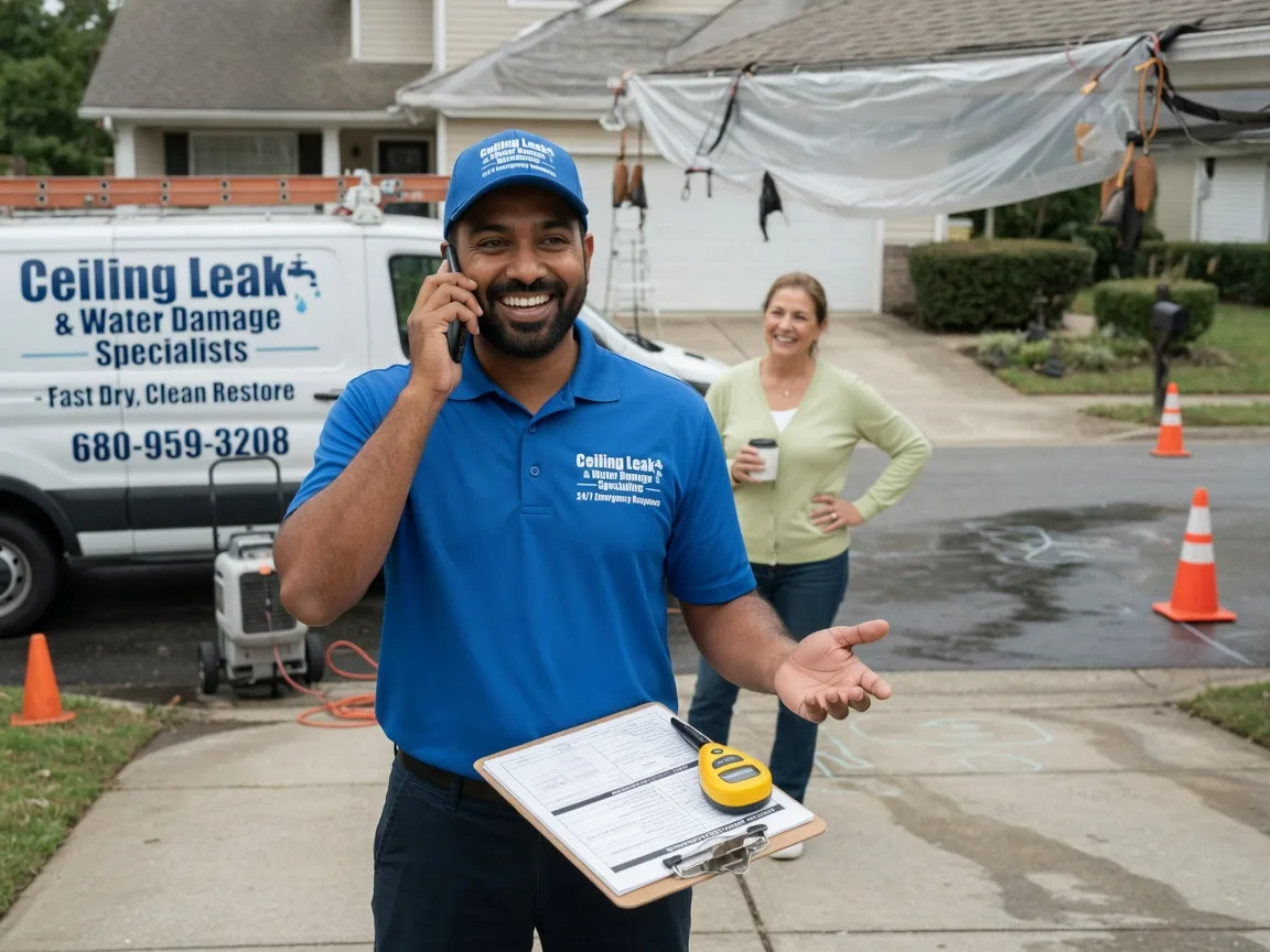 Ceiling Leak Cleanup New Madison, OH FAQs